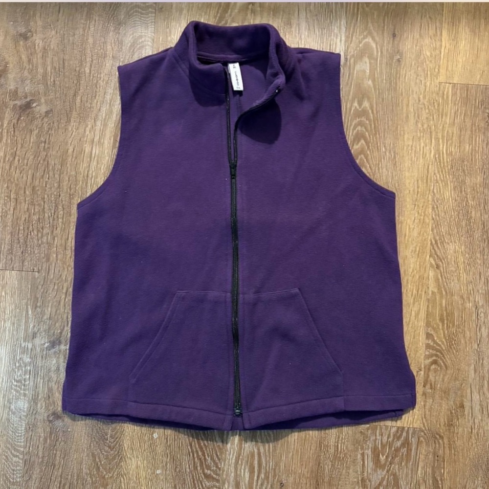 Purple Fleece Vest